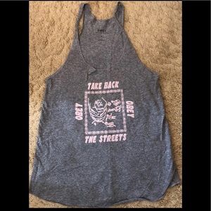 NWOT Grey Obey tank top